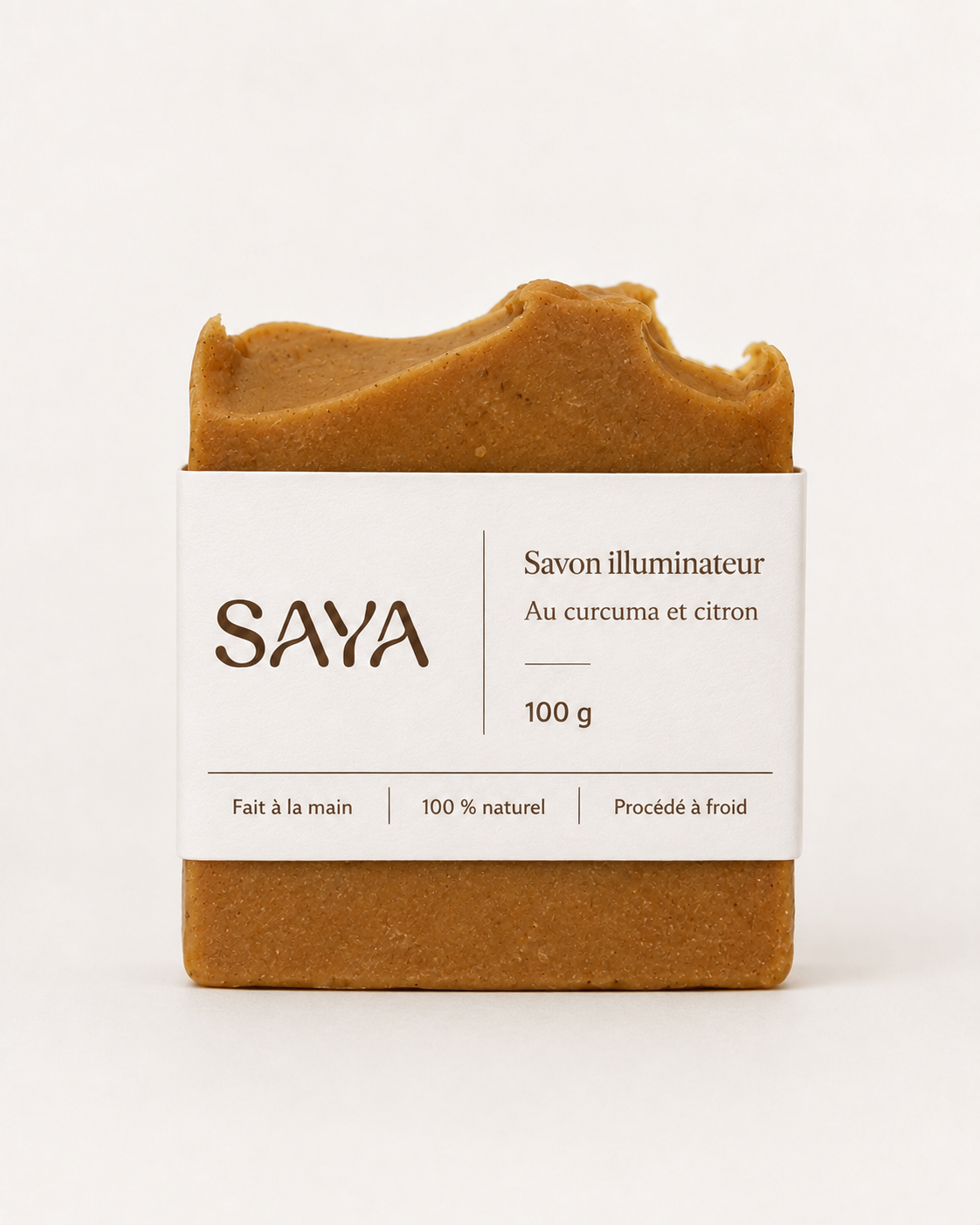 Savon illuminateur au curcuma et citron 100 g