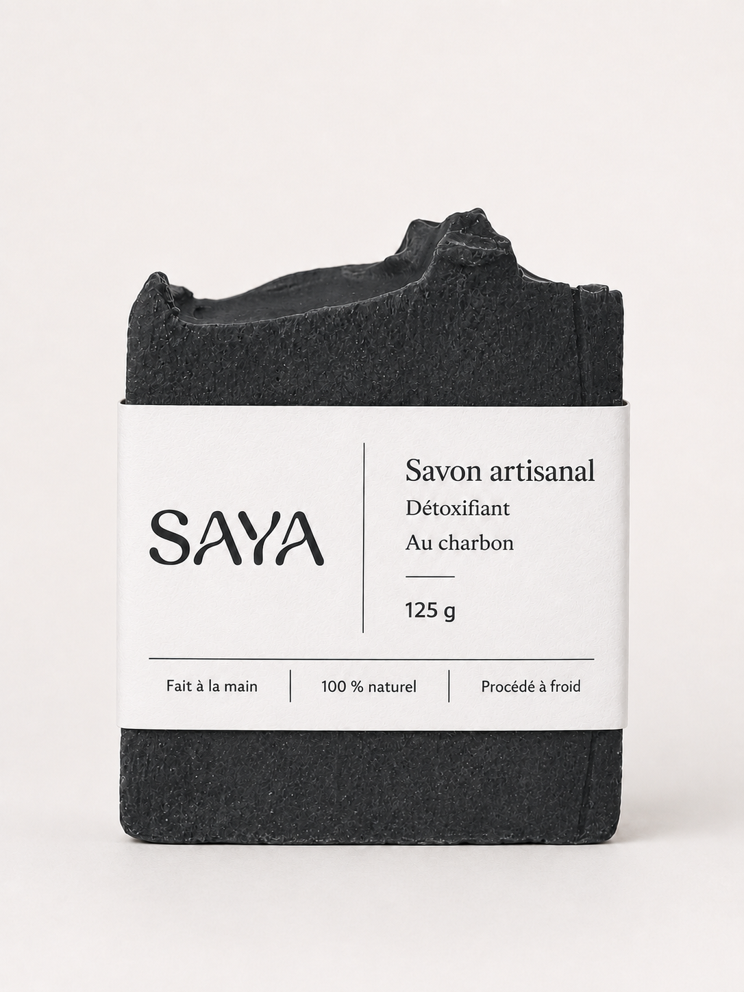 Savon détoxifiant au charbon 125g
